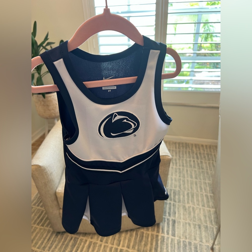 Nike Penn State Blue and White Toddler Cheerleader Dress